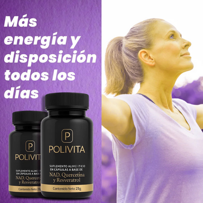 PoliVita Complex 60 Cápsulas - Soporte para Energía y Claridad Mental