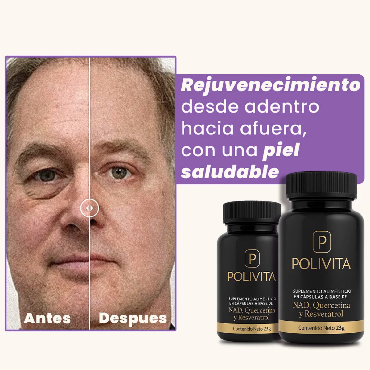 PoliVita Complex 60 Cápsulas - Soporte para Energía y Claridad Mental