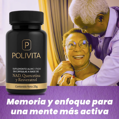 PoliVita Complex 60 Cápsulas - Soporte para Energía y Claridad Mental