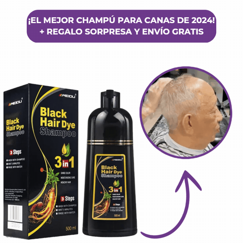 Champú para canas ShampoMax® - COMPRE 1 LLÉVESE 2 GRATIS CON 2 REGALOS SORPRESA